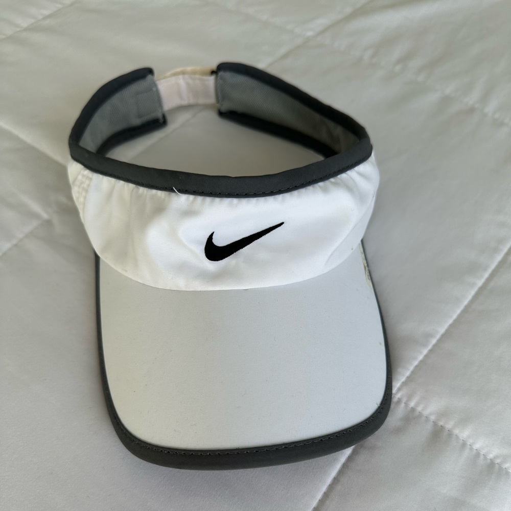 Nike white sun cover